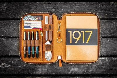 Zippered Leather Portfolios