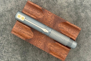 Black Forest Pens MultiMill Minimo Fountain Pen - Grey Anodised Aluminium