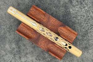 Black Forest Pens Rhombus Fountain Pen - Brass