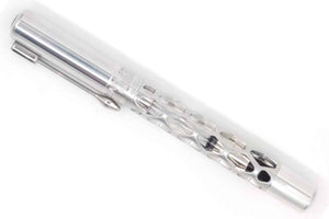 Black Forest Pens Rhombus Fountain Pen - Polished Aluminium