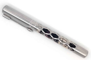 Black Forest Pens Rhombus Fountain Pen - Stainless Steel