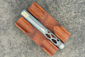 Black Forest Pens Rhombus Minimo Fountain Pen - Grey Anodised Aluminium