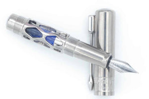 Black Forest Pens Rhombus Minimo Fountain Pen - Stainless Steel