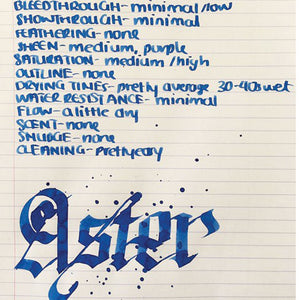 Diamine Flower Aster Fountain Pen Ink