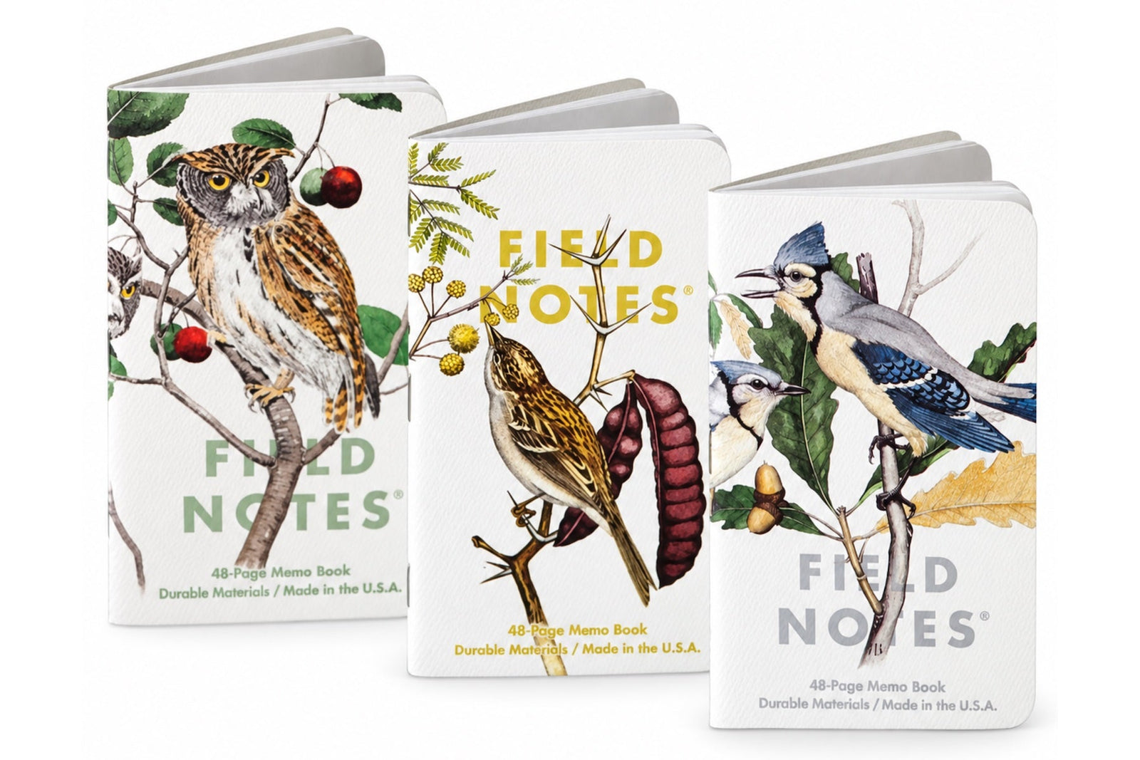 Field Notes Birds & Trees of North America A – Ruled 3-Pack