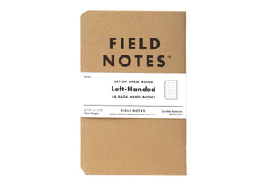 Field Notes Original Kraft Left-Handed – Ruled 3-Pack