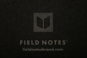 Field Notes Pitch Black Notebook – Dot-Graph 2-Pack