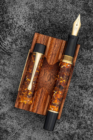 Galen X Studyo Agackakan - Fountain Pen V3 - Tortoise Shell