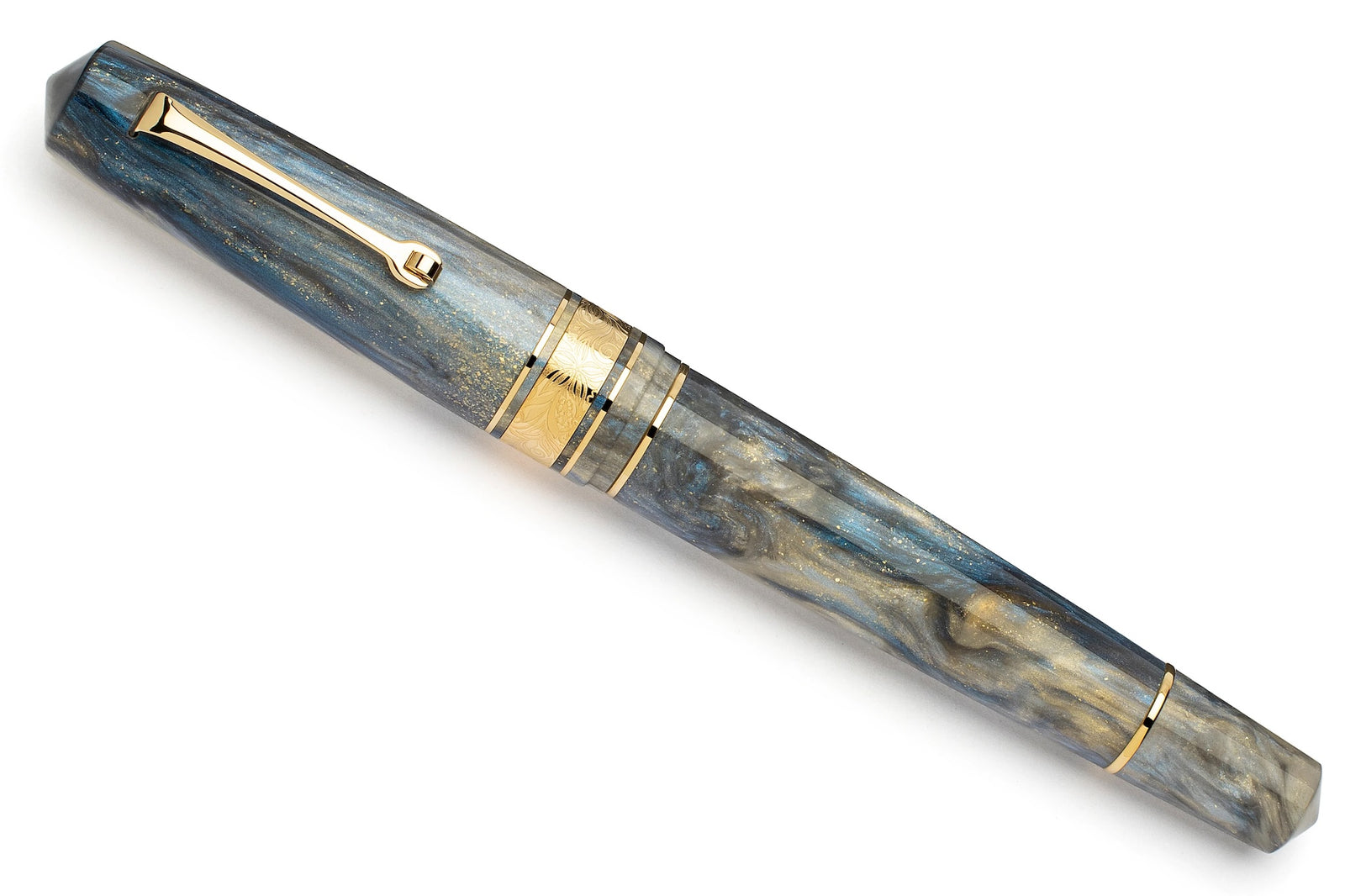 Leonardo MZG 2.0 Fountain Pen - Orchidea Blue GT #6