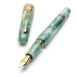 Leonardo MZG 2.0 Fountain Pen - Ortensia steel GT #6