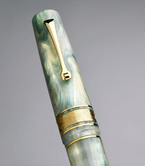 Leonardo MZG 2.0 Fountain Pen - Ortensia steel GT #6