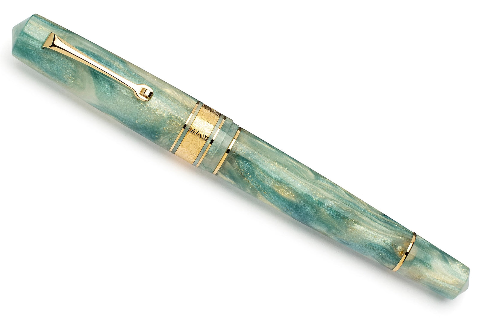 Leonardo MZG 2.0 Fountain Pen - Ortensia steel GT #6