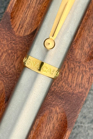 Magna Carta Mag 600 Fountain Pen Flex Nib - Titanium (Lightweight)
