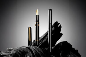 Nahvalur Nautilus Cephalopod Black Ebonite Fountain Pen