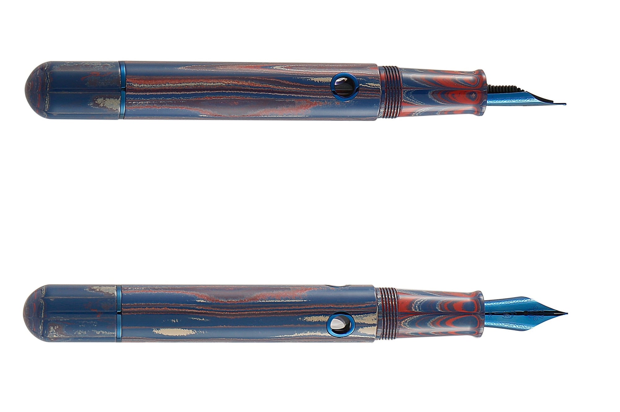 Nahvalur Blue Ringed Nautilus Fountain Pen | Oceanic Inspiration