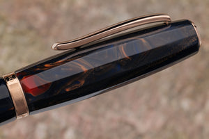 SCRIBO FEEL Ebonite Fountain Pen - Blu Califfo RGT