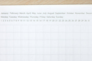 Stalogy 1/2 Year Notebook - A5 - Blank - 186 Pages - Black