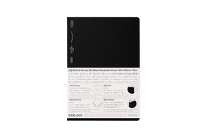Stalogy 1/2 Year Notebook - A5 - Blank - 186 Pages - Black