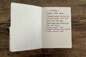 Stalogy 1/2 Year Notebook - A5 - Blank - 186 Pages - Red