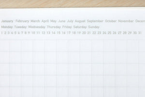Stalogy 365Days Notebook - A6 - Grid - 368 Pages - Blue