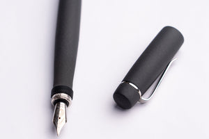 ULPIA 117 Ebonite Fountain Pen - B.C. Black (Textured Ebonite)