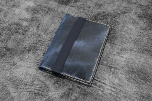 iPad Mini & Large Moleskine Cover - Crazy Horse Navy Blue