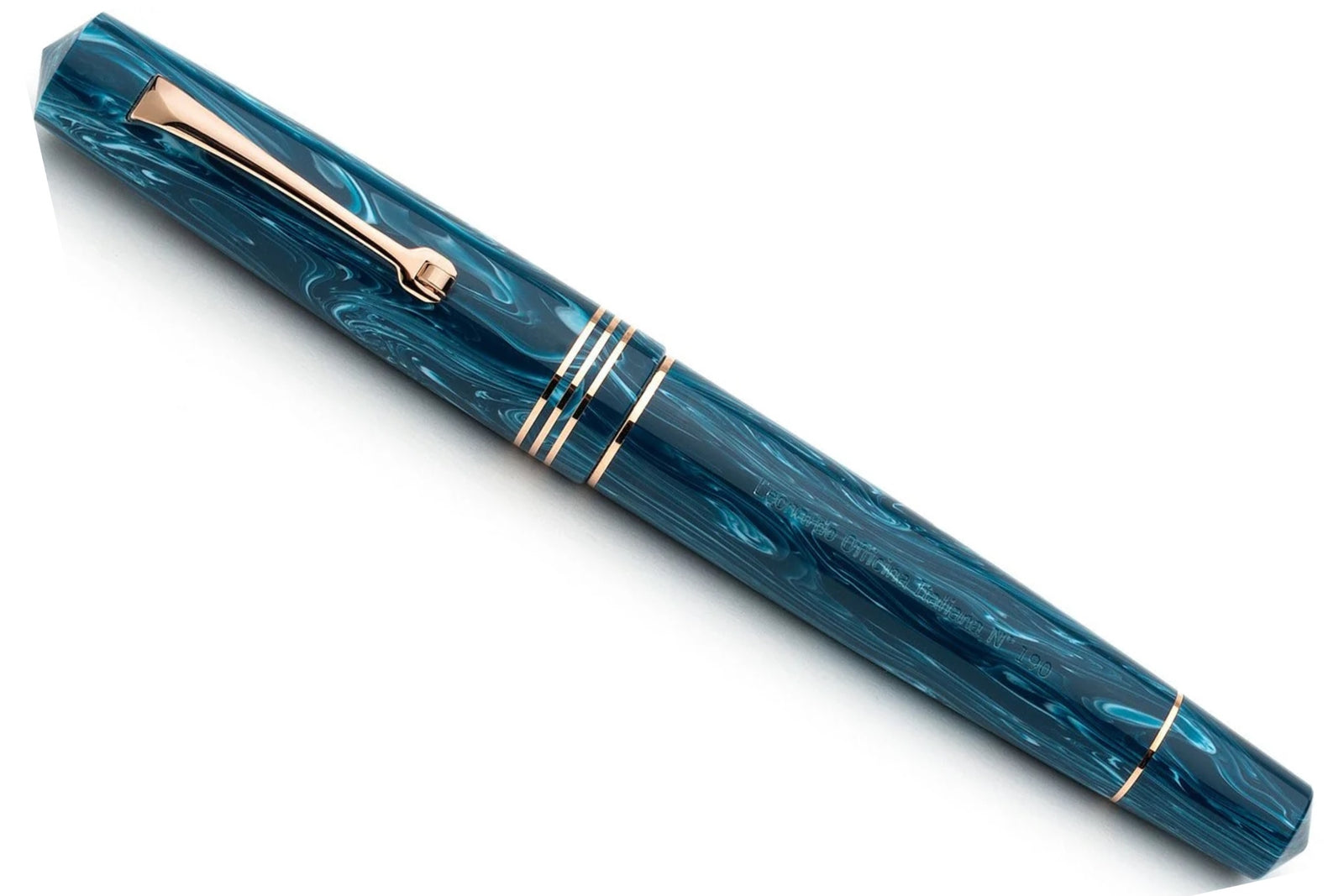 Leonardo Momento Zero Fountain Pen - Blue Positano RGT