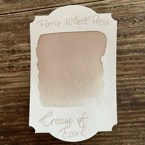Ferris Wheel Press Cream of Earl Ink