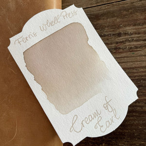 Ferris Wheel Press Cream of Earl Ink