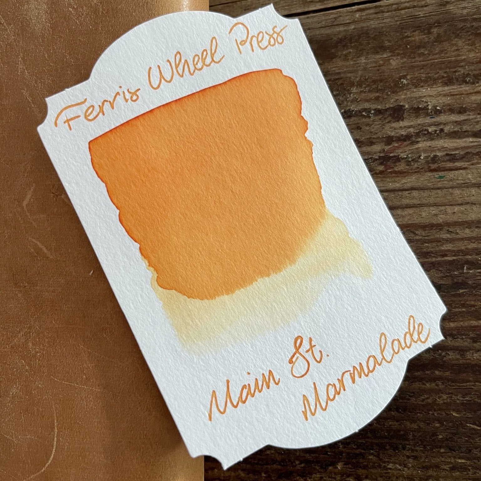 Ferris Wheel Press Main St. Marmalade Ink