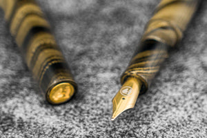 Galen X Studyo Agackakan - Fountain Pen V1 - Ebonite Beige