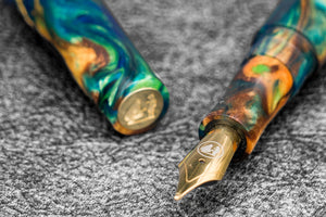 Galen X Studyo Agackakan - Fountain Pen V1 - Ocean Cenote