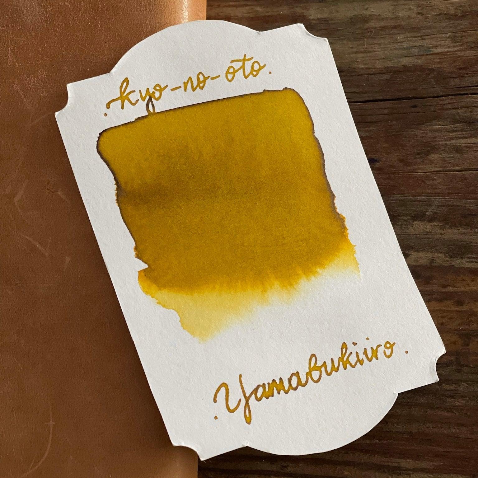 Kyo-no-oto Yamabuki-iro Ink