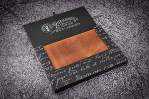 Leather Notebook - Tomoe River Paper - A5 - Crazy Horse Brown