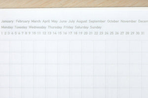 Stalogy 365Days Notebook - A5 - Grid - 368 Pages - Black