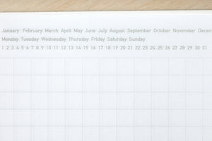 Stalogy 365Days Notebook - B5 - Grid - 368 Pages - Black