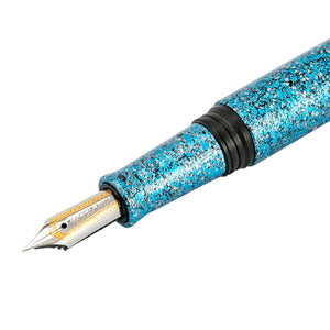 Taccia Granite Stone Fountain Pen - Blue CT
