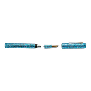 Taccia Granite Stone Fountain Pen - Blue CT