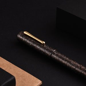 Taccia Granite Stone Fountain Pen - Brown GT