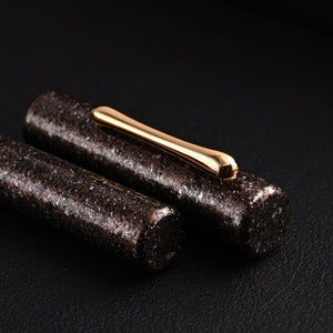 Taccia Granite Stone Fountain Pen - Brown GT