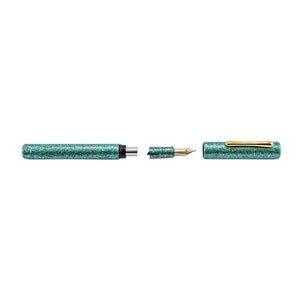 Taccia Granite Stone Fountain Pen - Green GT