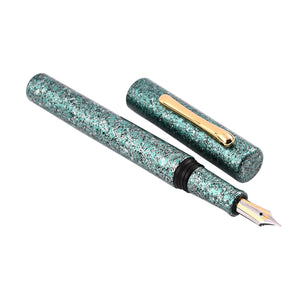 Taccia Granite Stone Fountain Pen - Green GT