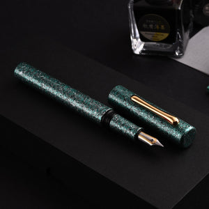 Taccia Granite Stone Fountain Pen - Green GT