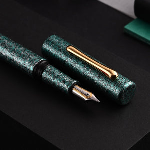 Taccia Granite Stone Fountain Pen - Green GT
