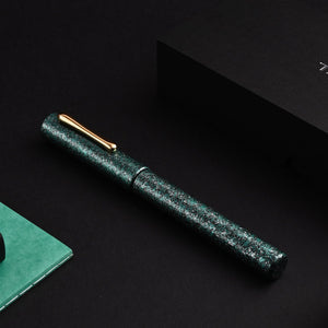 Taccia Granite Stone Fountain Pen - Green GT