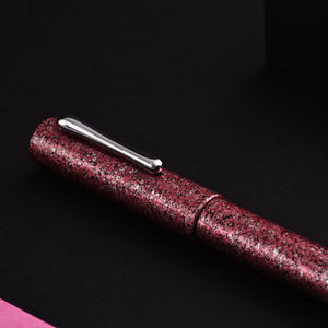 Taccia Granite Stone Fountain Pen - Red CT