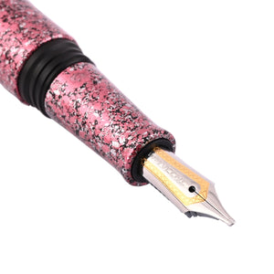 Taccia Granite Stone Fountain Pen - Red CT