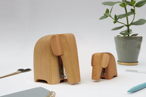 Wooden Elephant Stapler Small