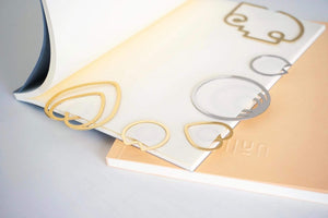 Brass Minimal Paper Clip Set - Bookmarks