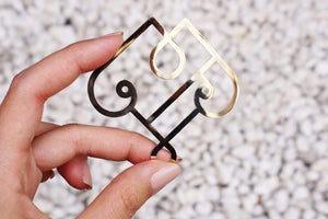 Brass Motif Paper Clips